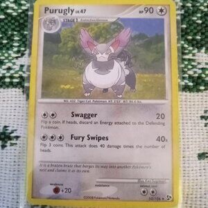Purugly LV 47 from Great Encounters card #50/106